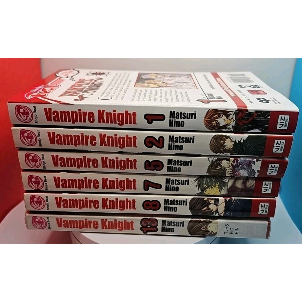 Vampire Knight Lot Of 6 Books Volume 1 2 5 7 8 & 13 Magna Matsuri Hino Viz Media